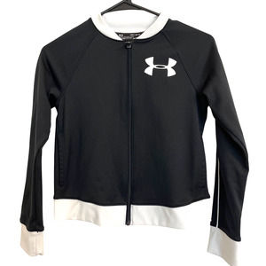 UNDER ARMOUR Boys Jacket Full Zip Youth Sz M gently used